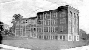 Spirella Corset Factory, 1910 from the Francis J. Petrie Collection at the Niagara Falls Public Library
